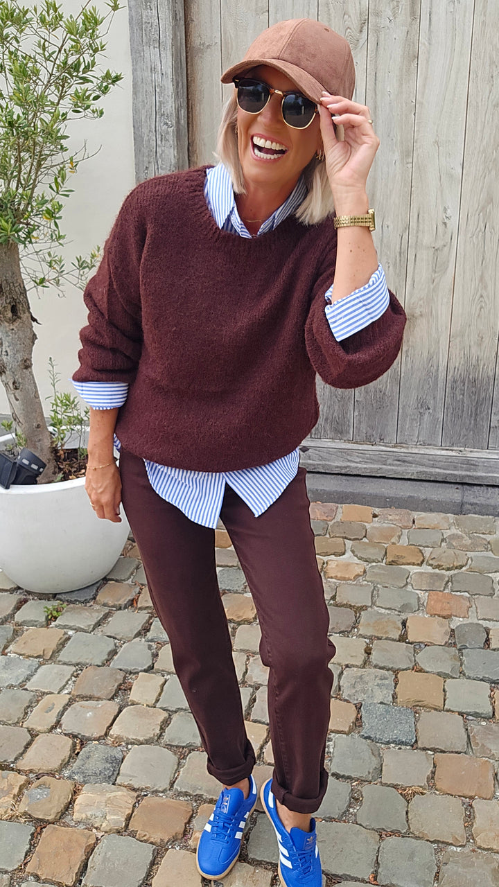 LUCIENNE knit chocolat