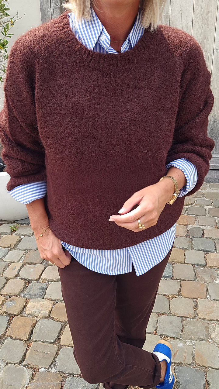 LUCIENNE knit chocolat