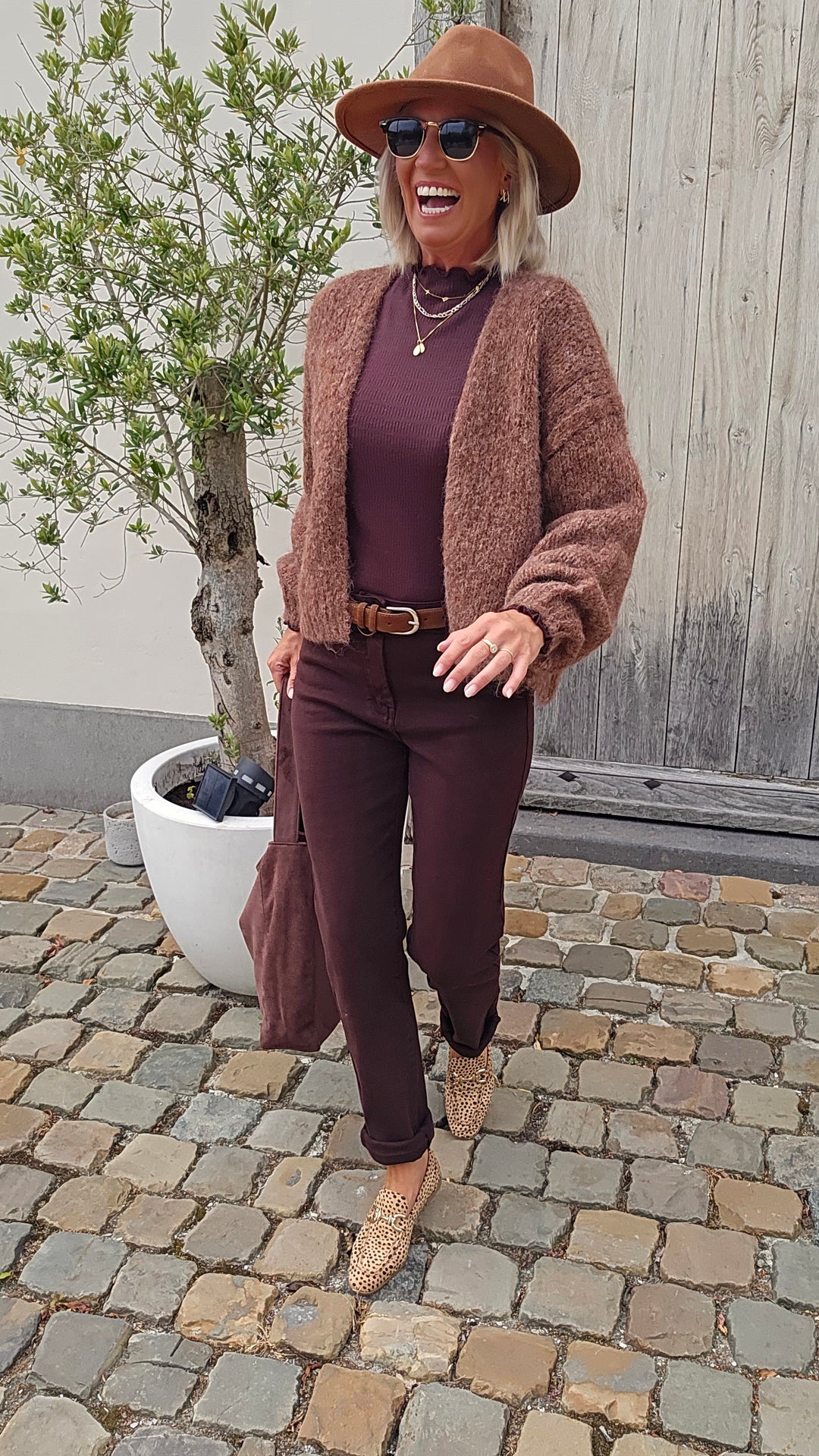 BERTILLE cardigan camel