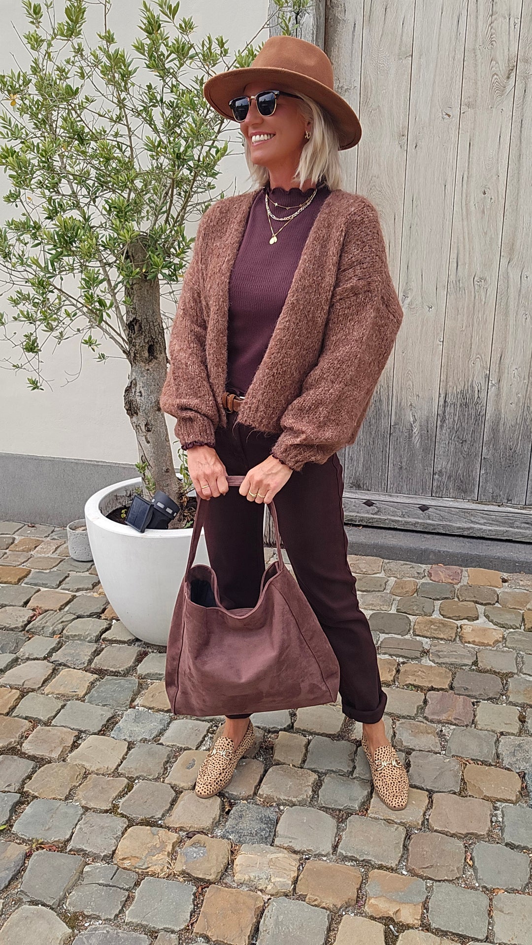 BERTILLE cardigan camel
