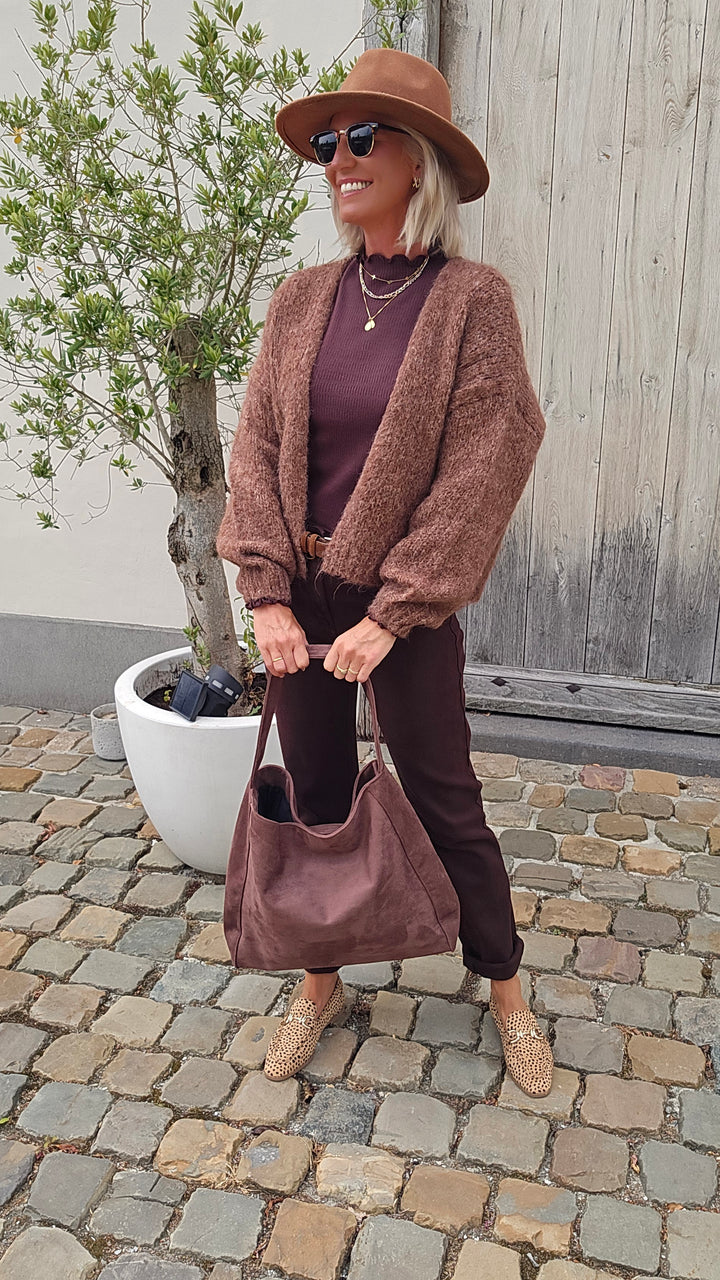 BERTILLE cardigan camel