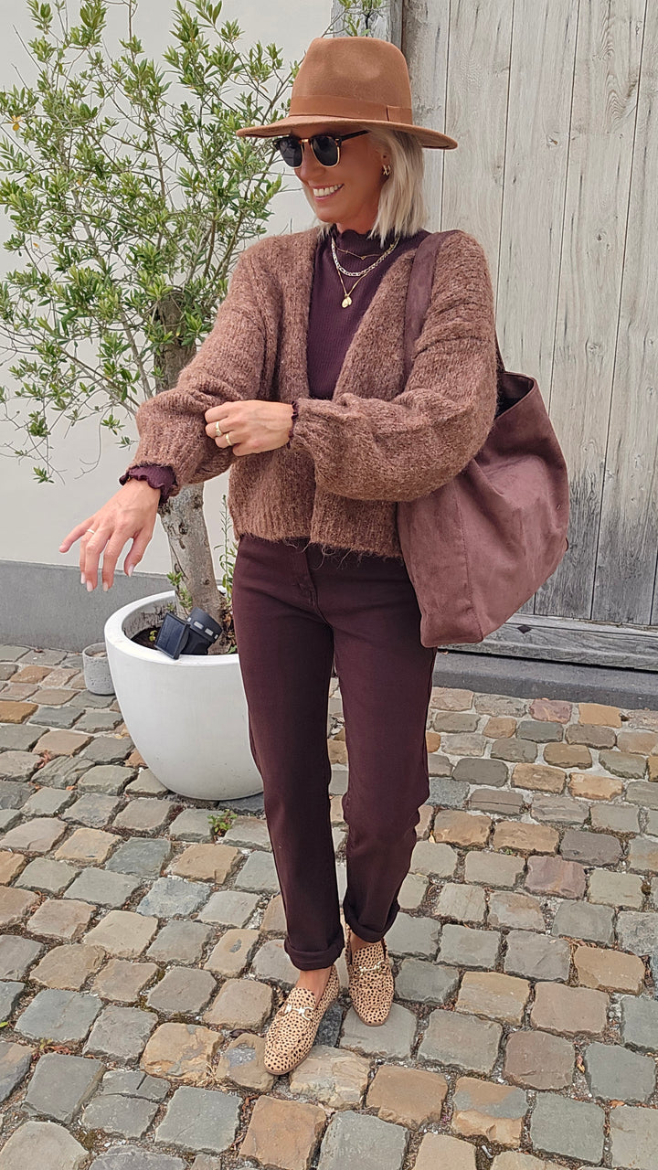 BERTILLE cardigan camel