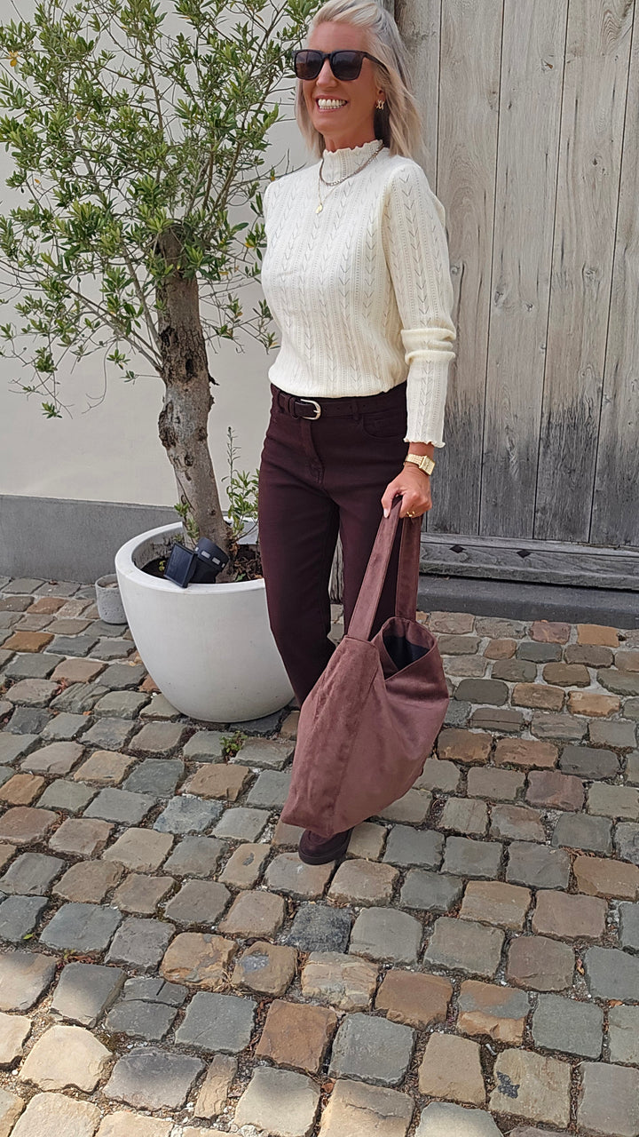 SUZANNE knit ecru