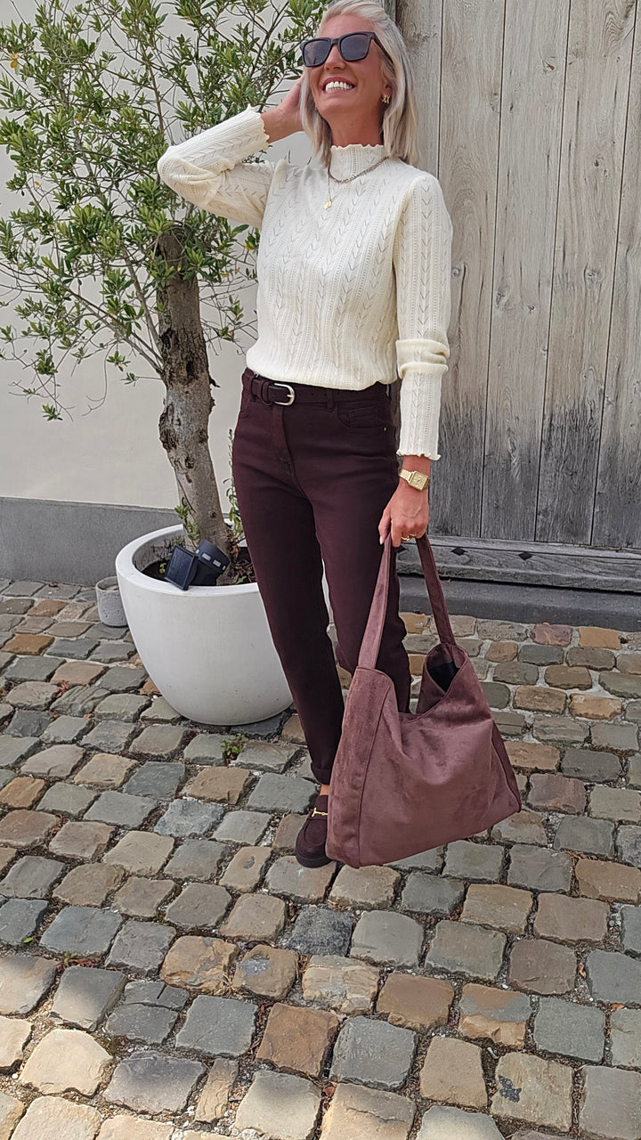 SUZANNE knit ecru