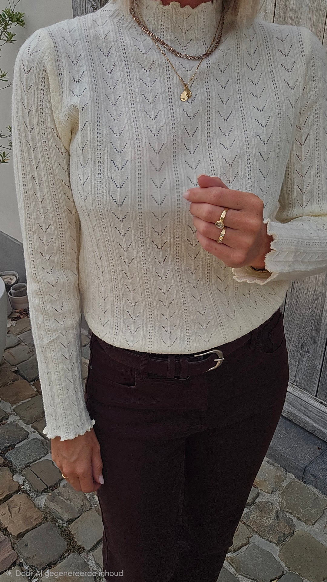 SUZANNE knit ecru