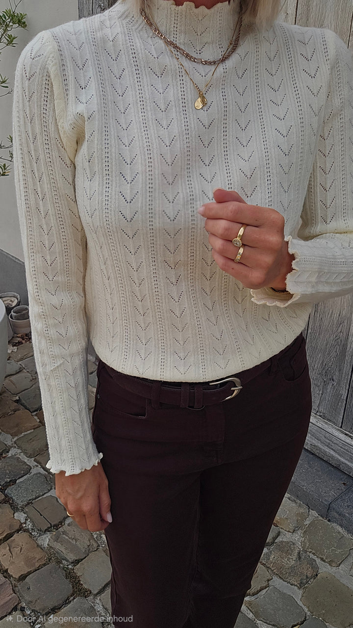 SUZANNE knit ecru