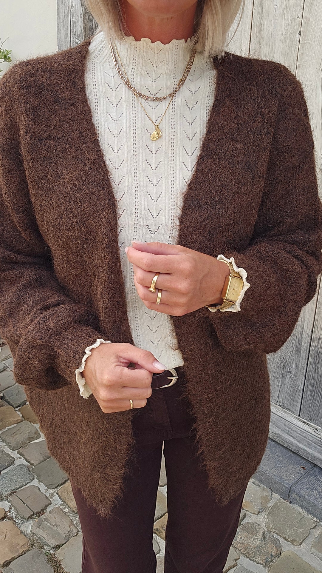 SUZANNE knit ecru