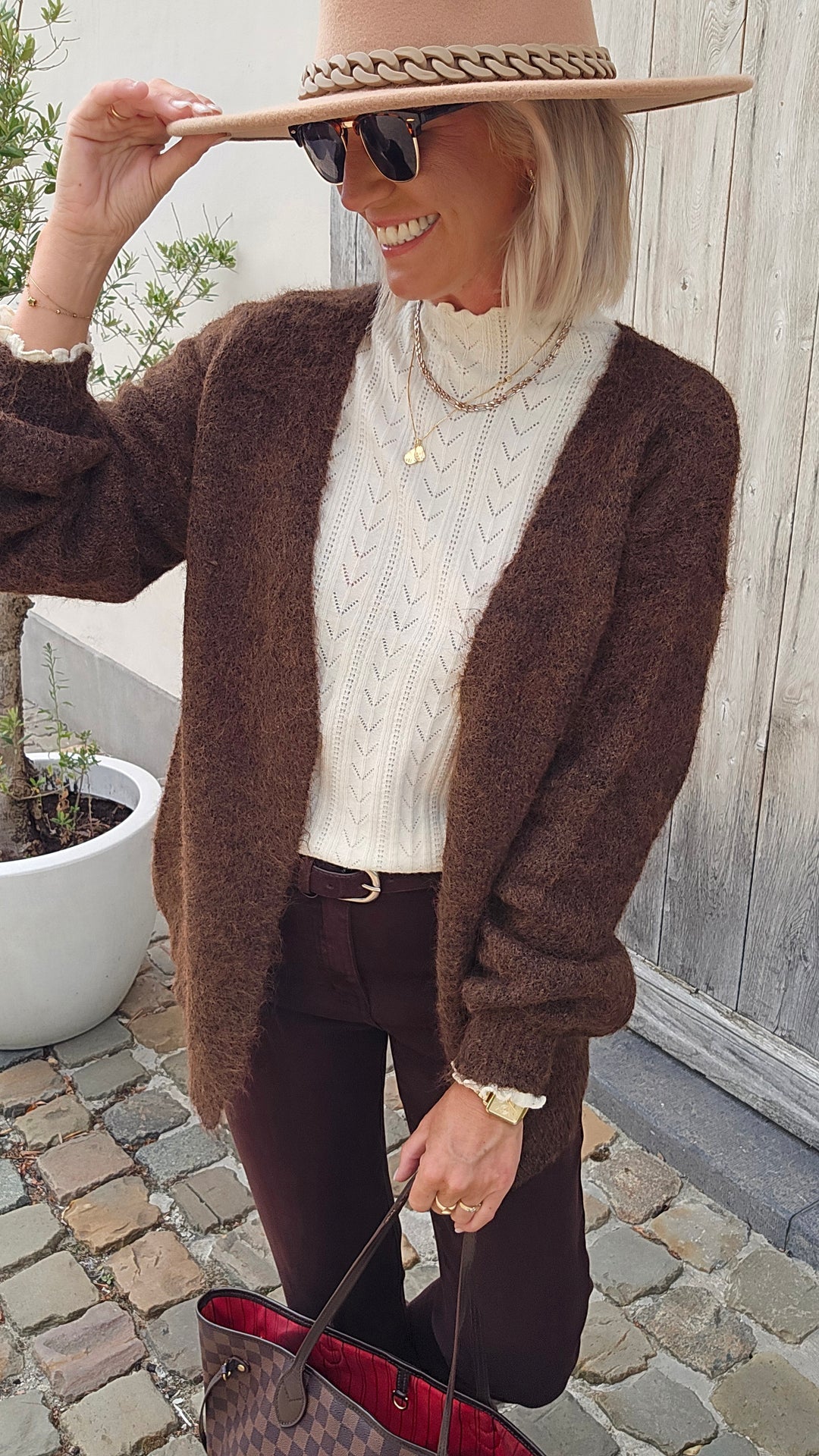 SUZANNE knit ecru