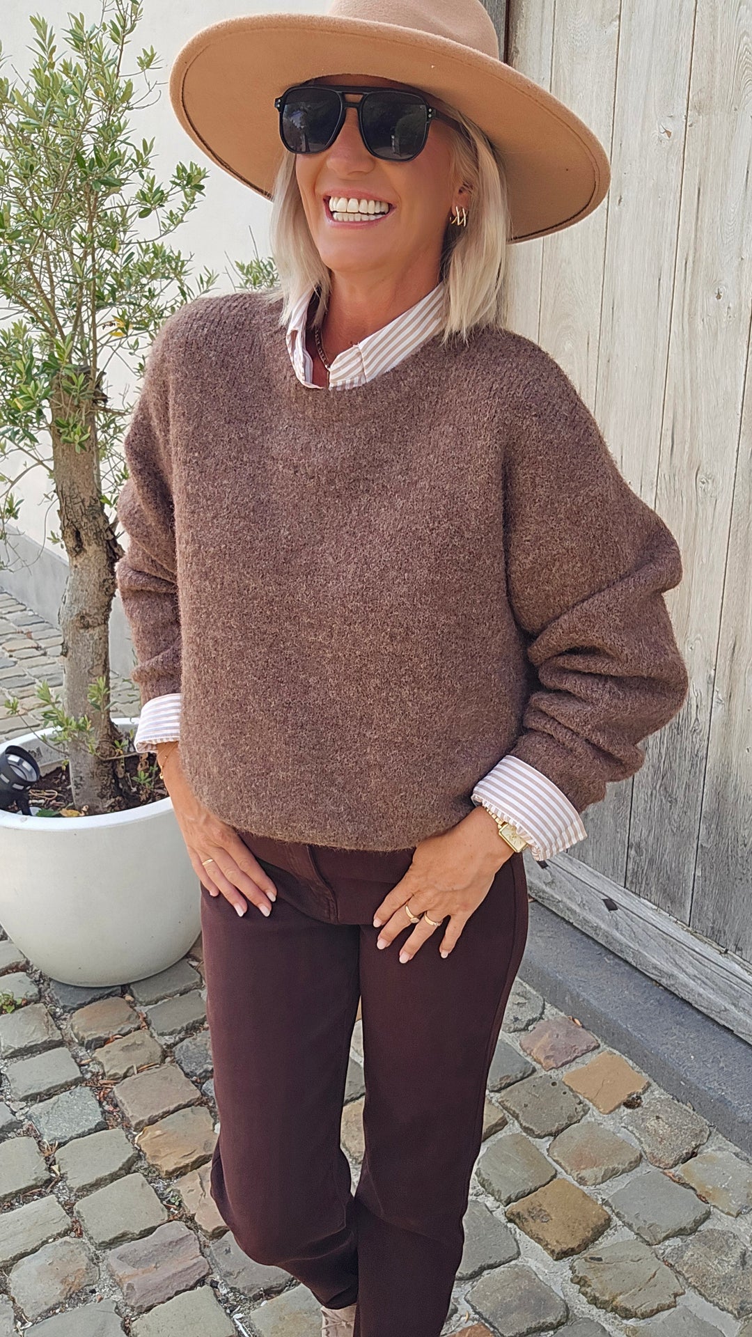 BÉZIERS knit hazelnut