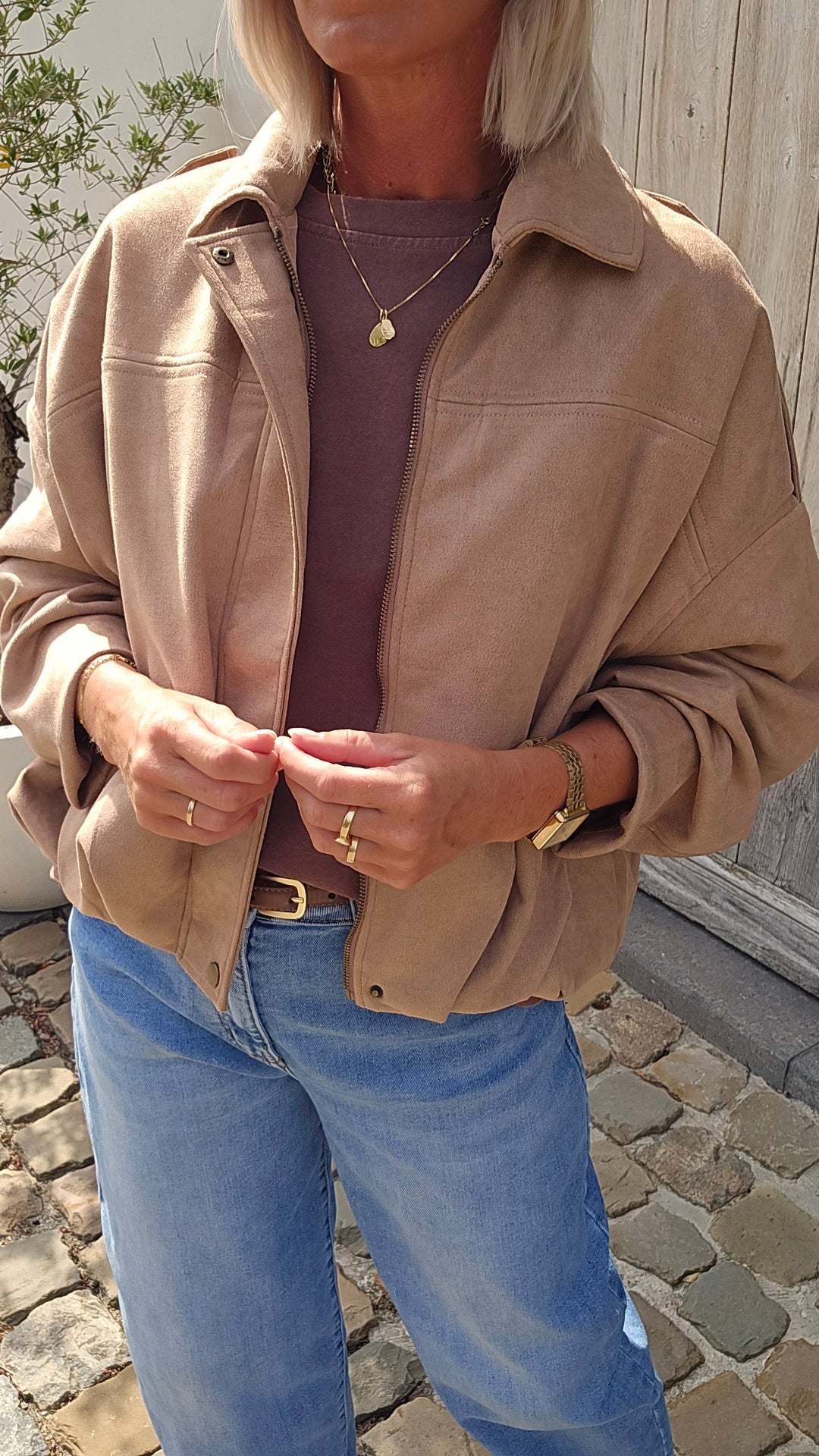 ROSALIE jacket taupe