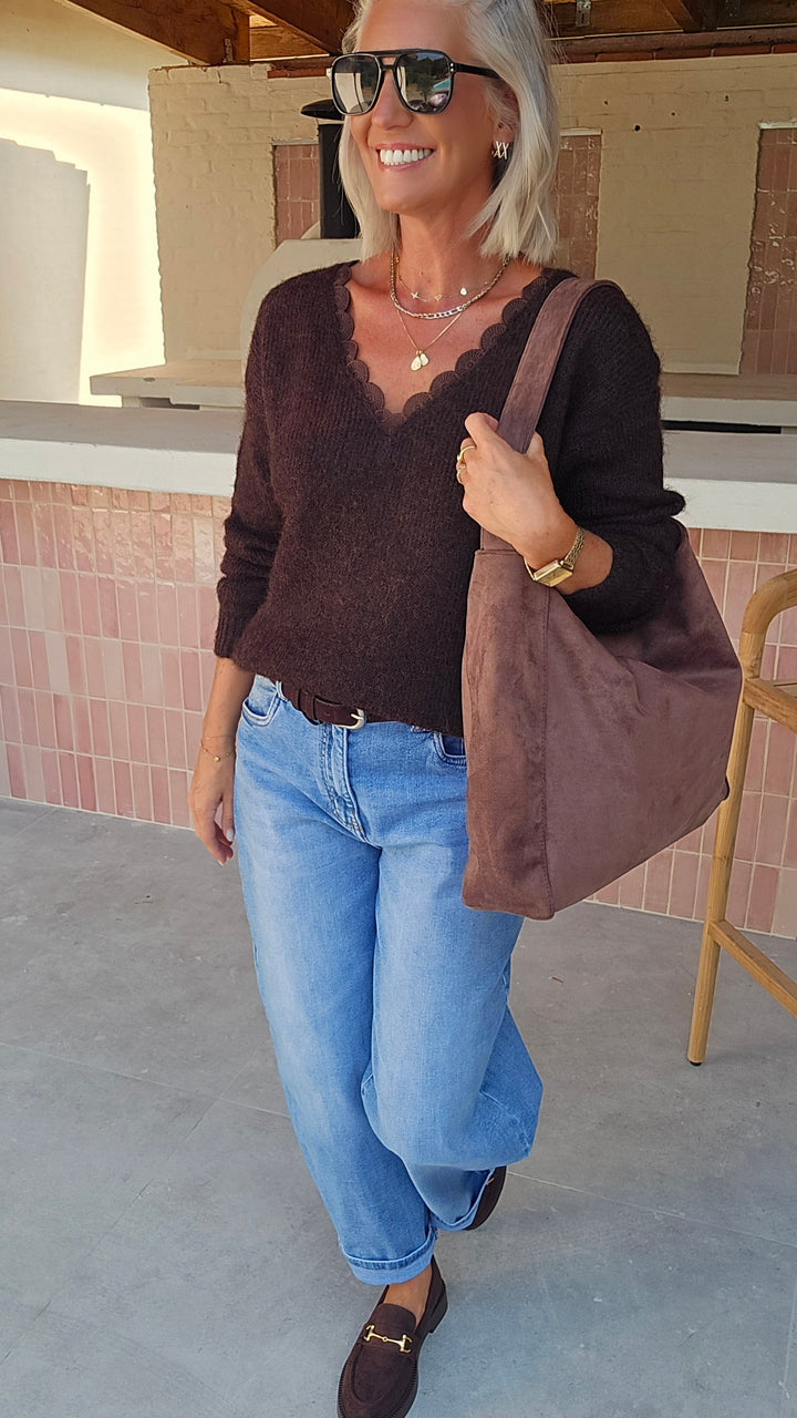 ÉLIANE knit chocolat