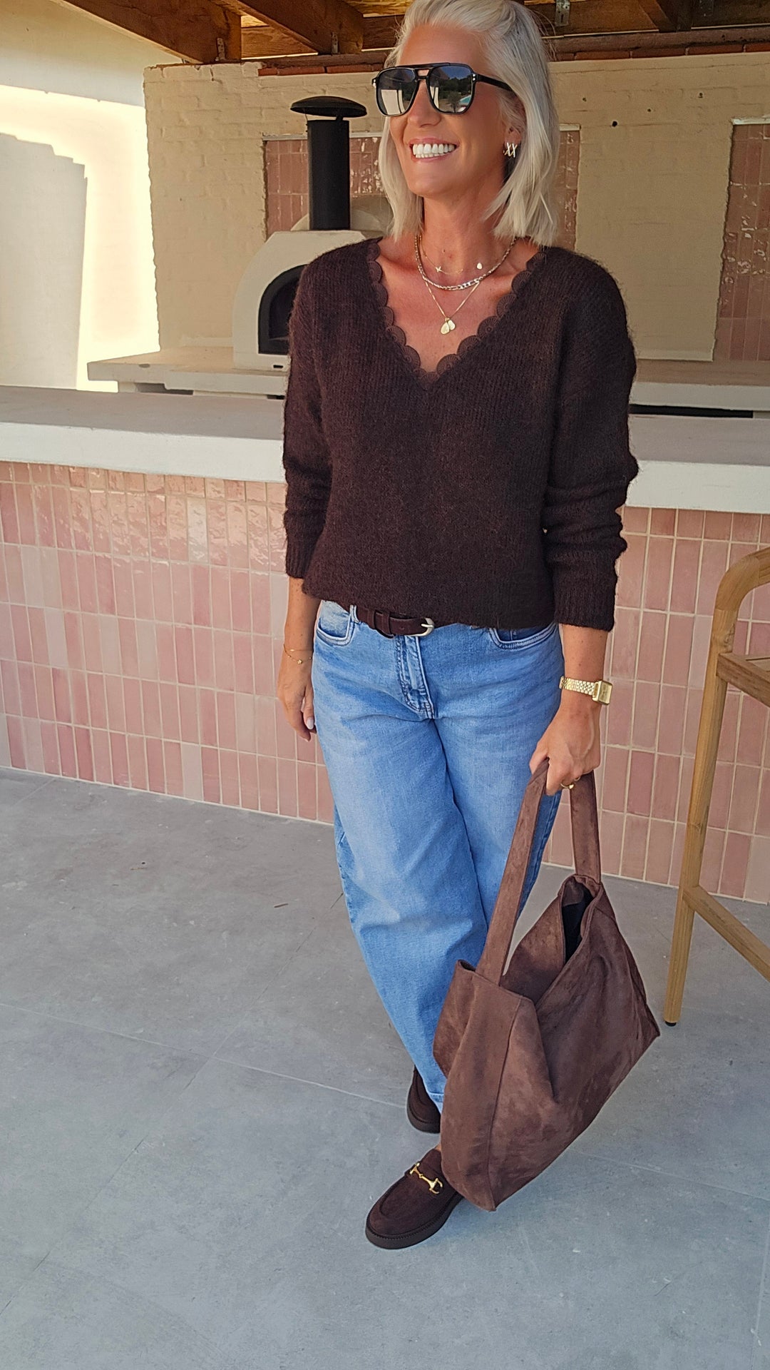 ÉLIANE knit chocolat