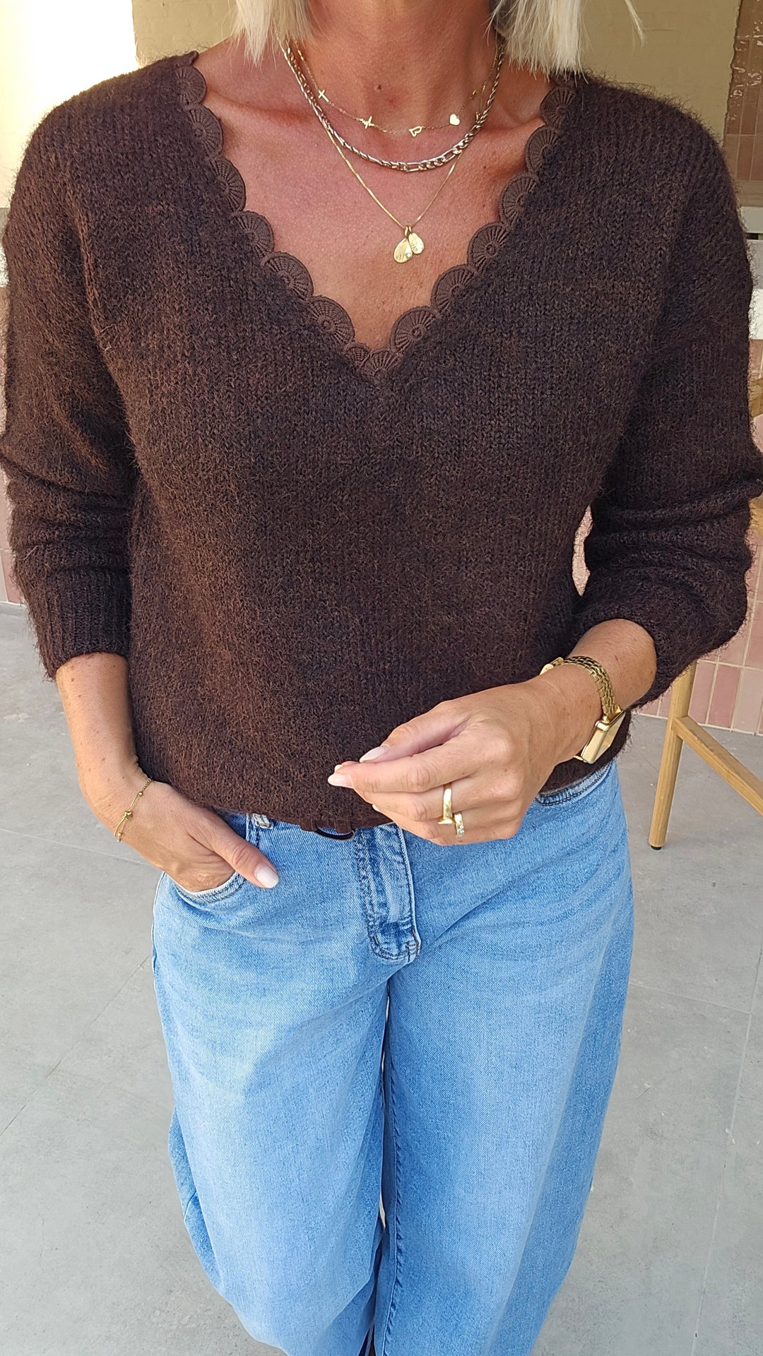 ÉLIANE knit chocolat