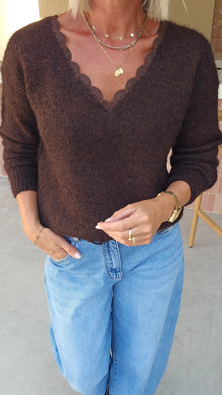 ÉLIANE knit chocolat