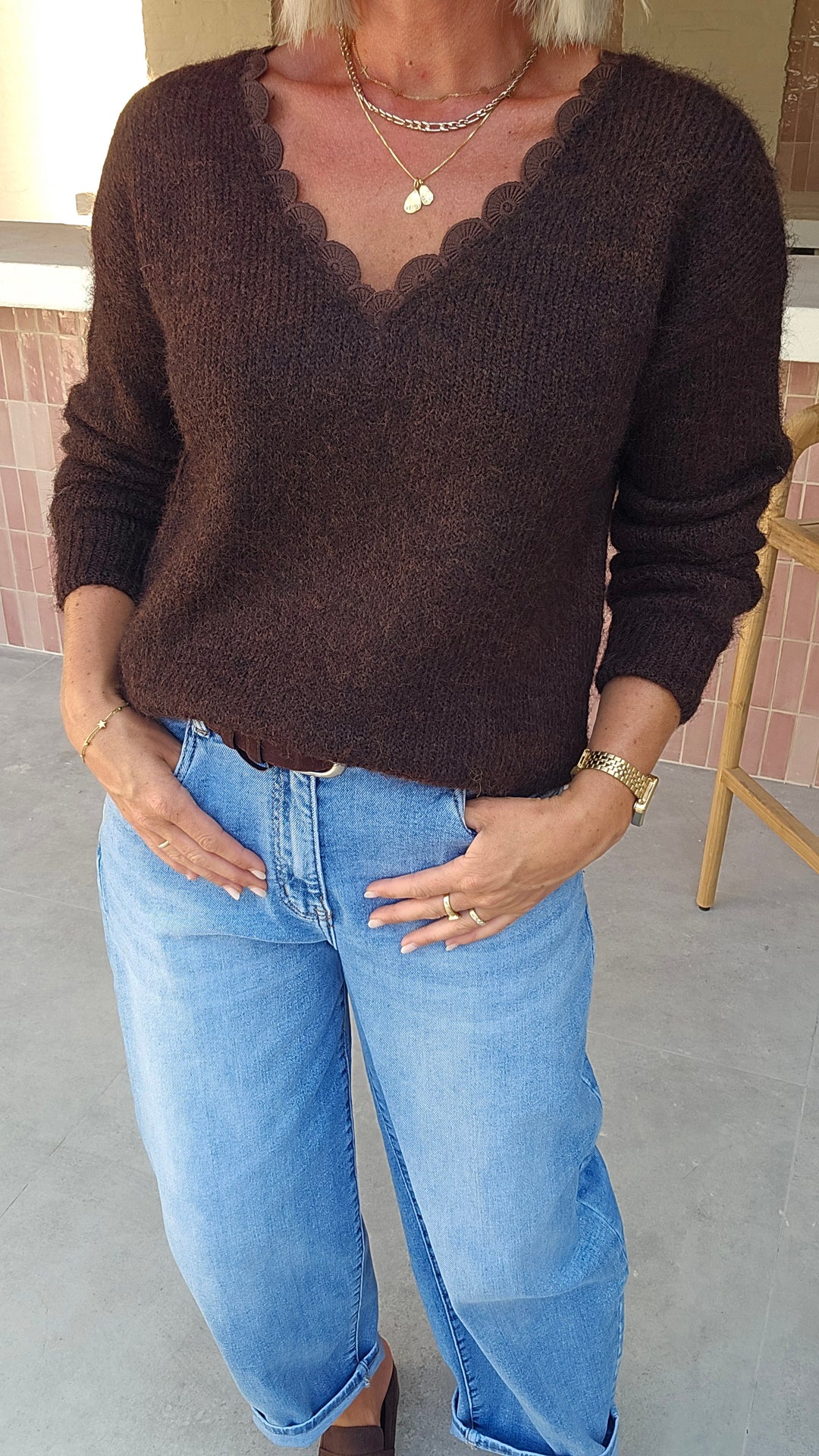 ÉLIANE knit chocolat