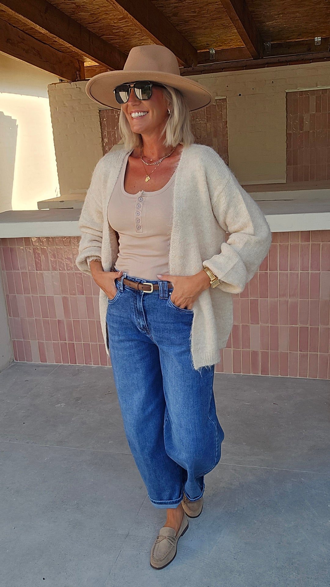 LUCILE cardigan beige