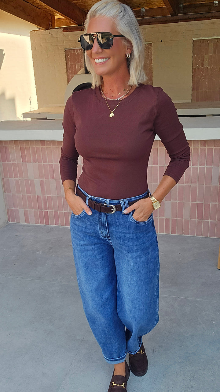 ÉLISE longsleeve chocolat
