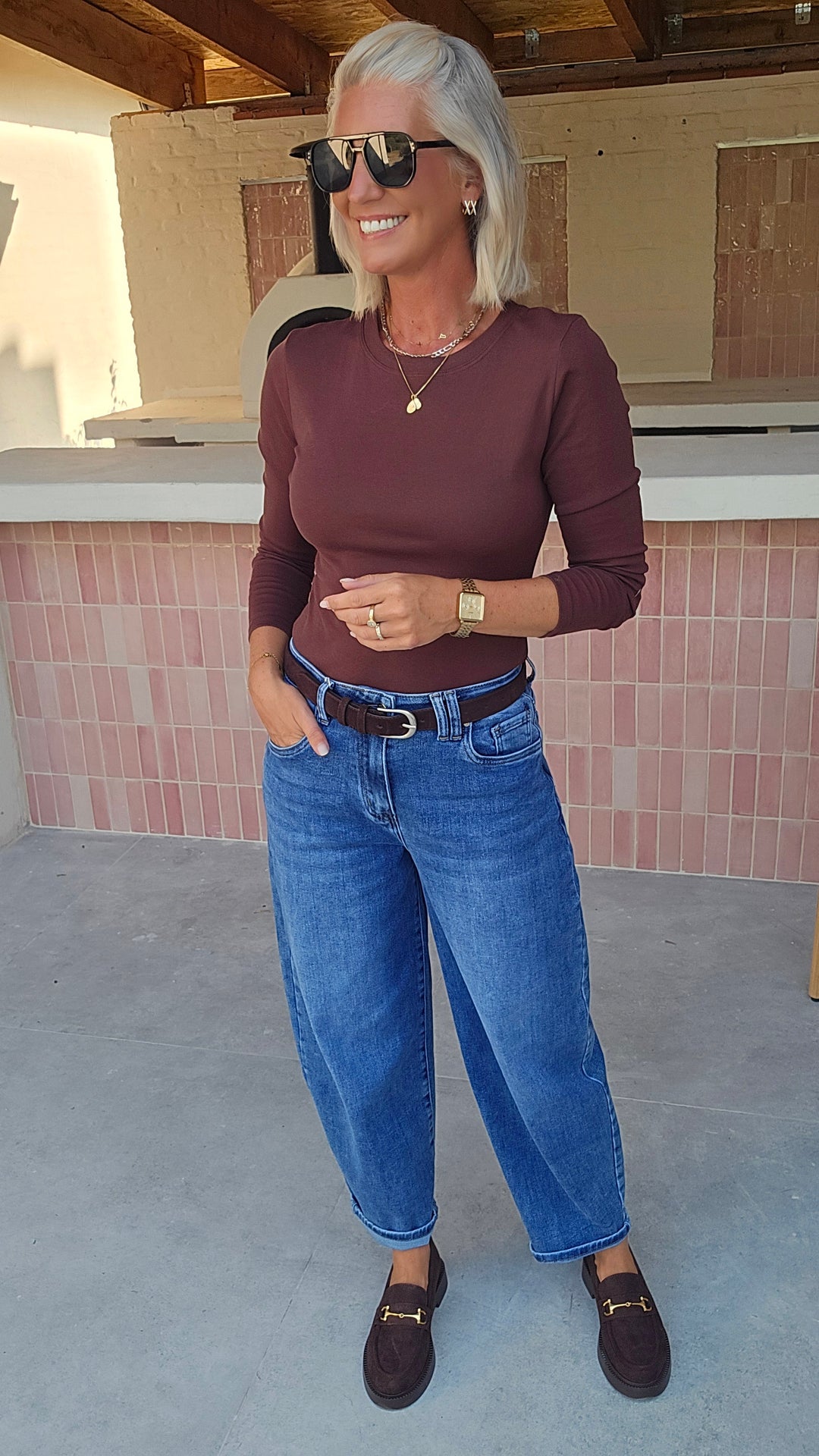 ÉLISE longsleeve chocolat