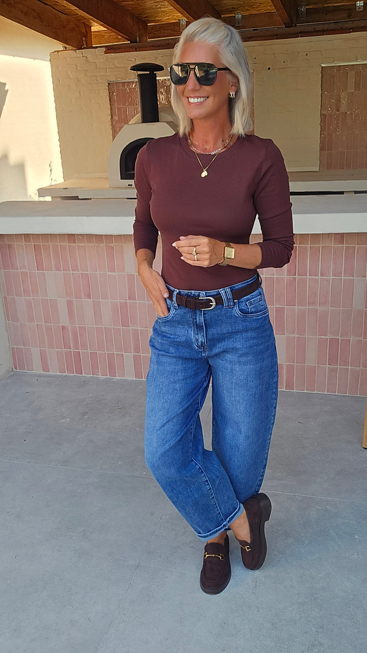 ÉLISE longsleeve chocolat