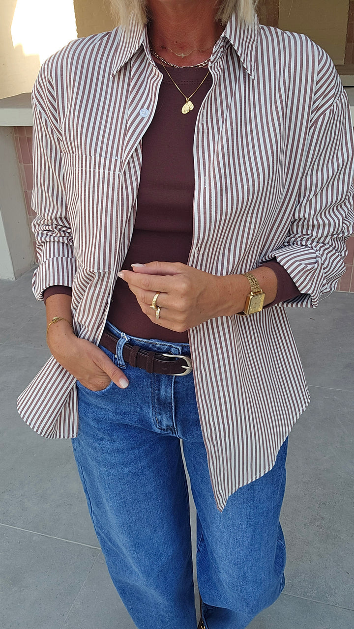 ÉLISE longsleeve chocolat