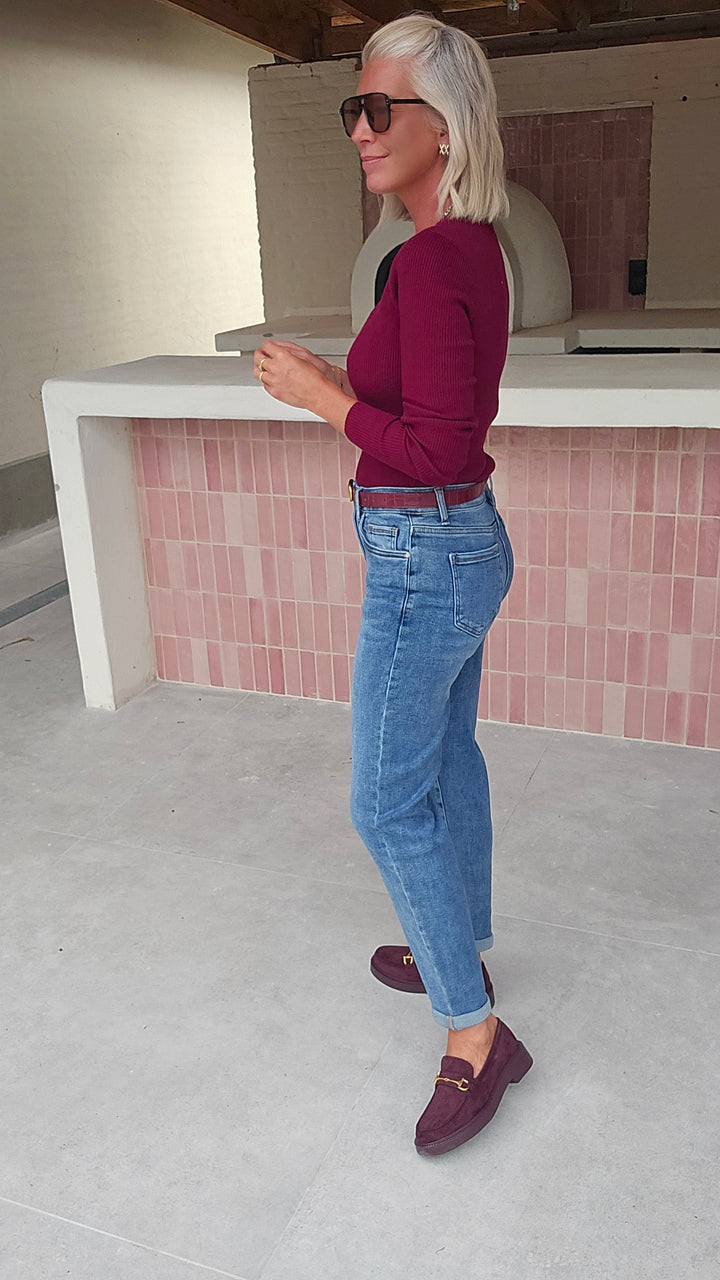 AIMÉE longsleeve burgundy
