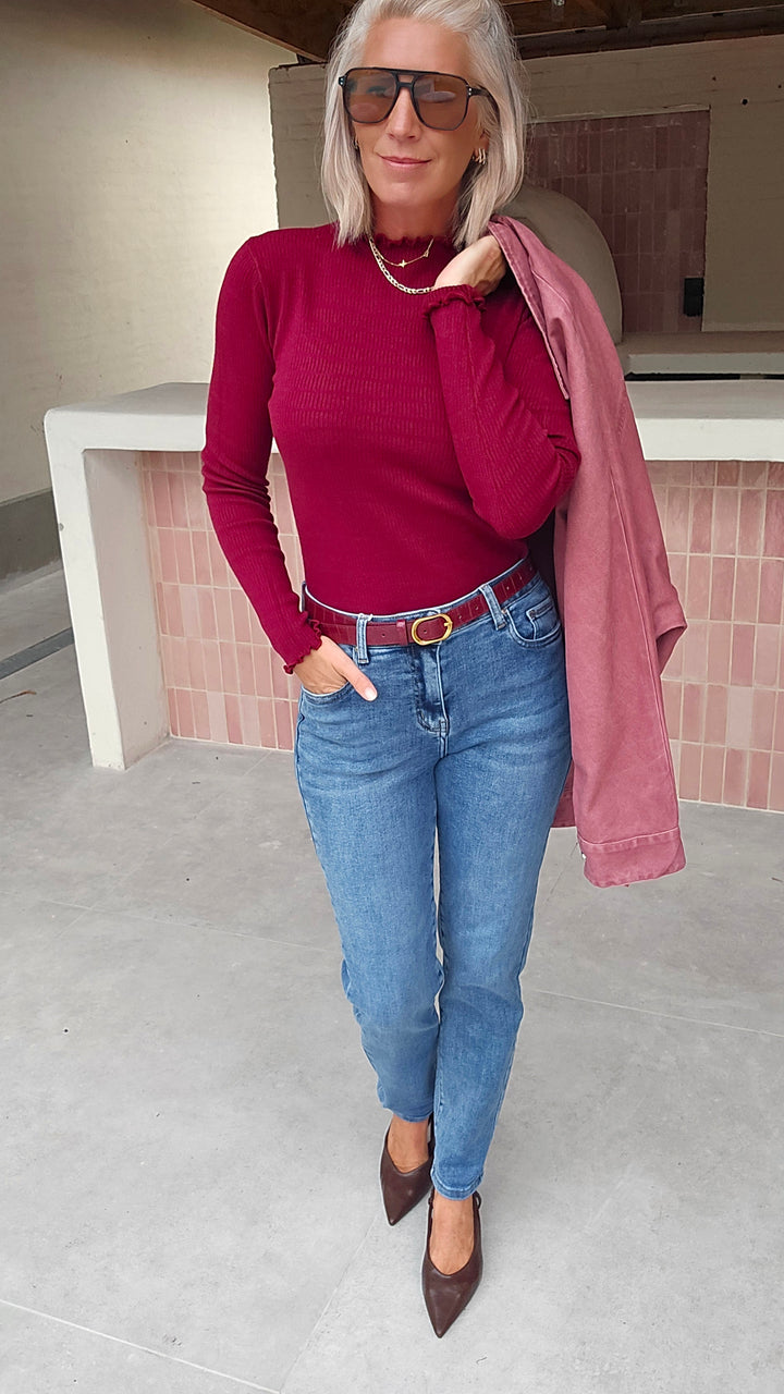 SOFTIE longsleeve burgundy