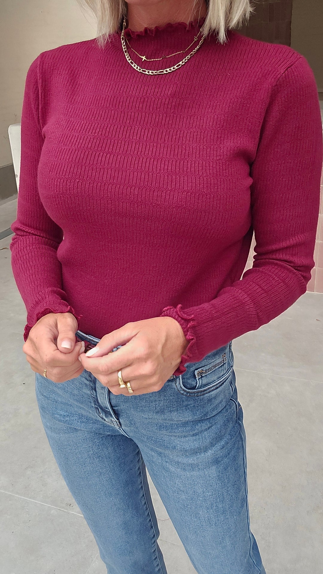 SOFTIE longsleeve burgundy