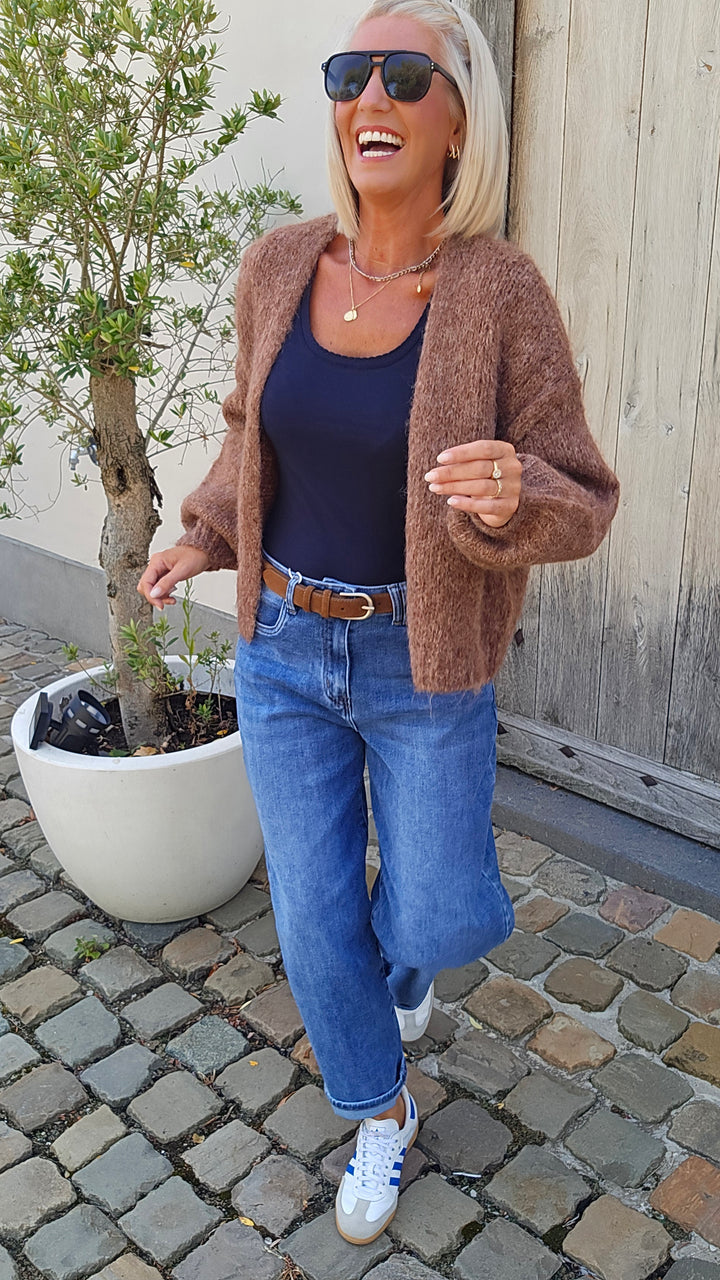 BERTILLE cardigan camel