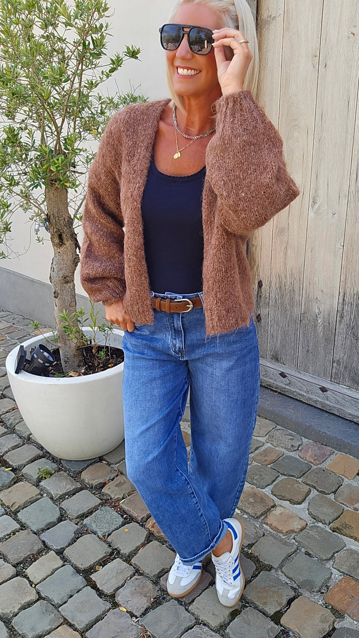 BERTILLE cardigan camel