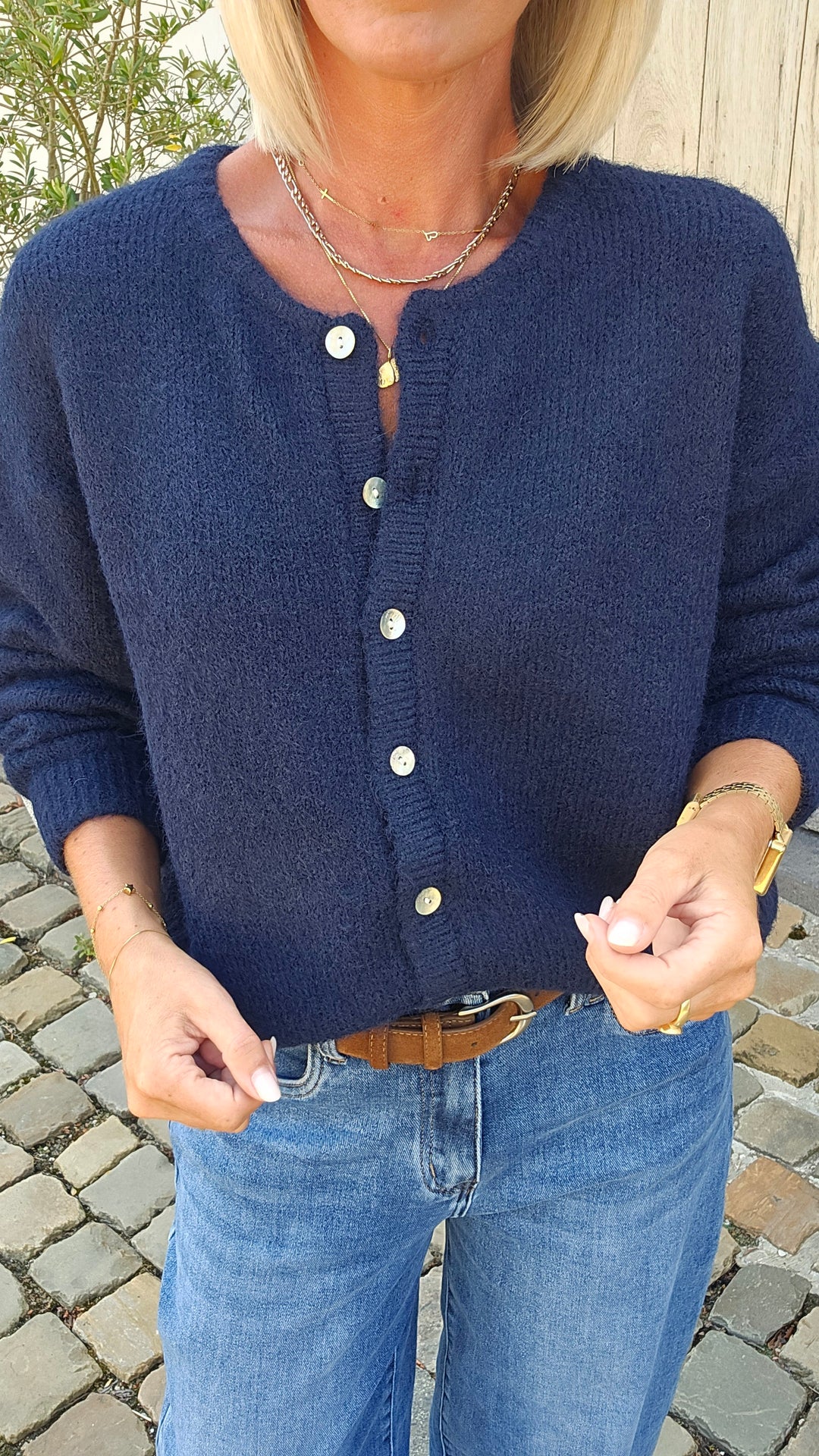 LIESJE cardigan navy