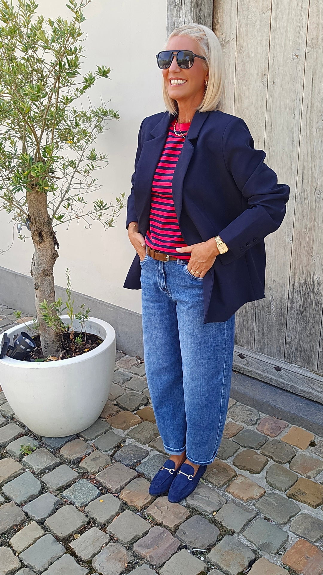 BLANDE blazer navy