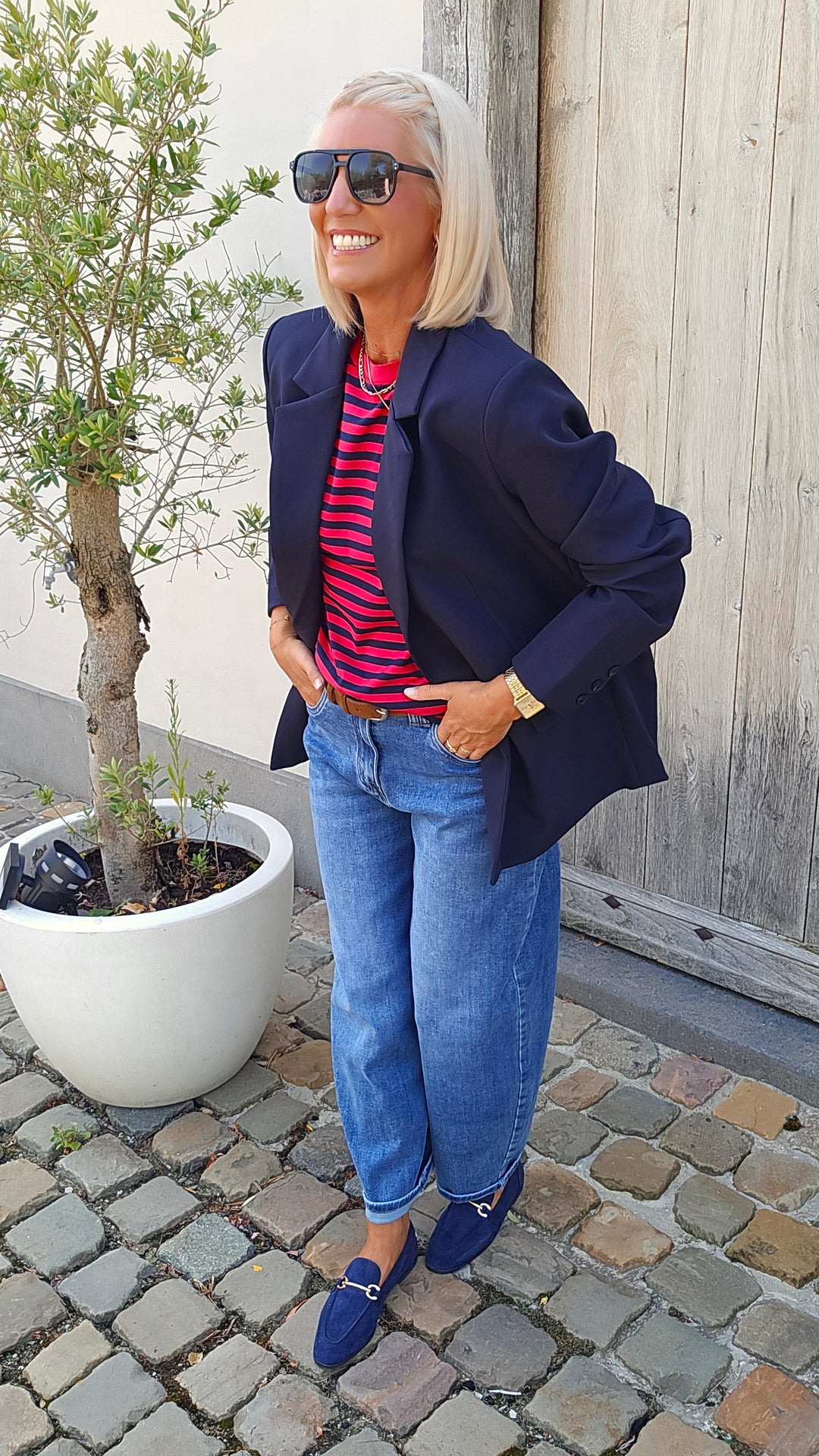 BLANDE blazer navy