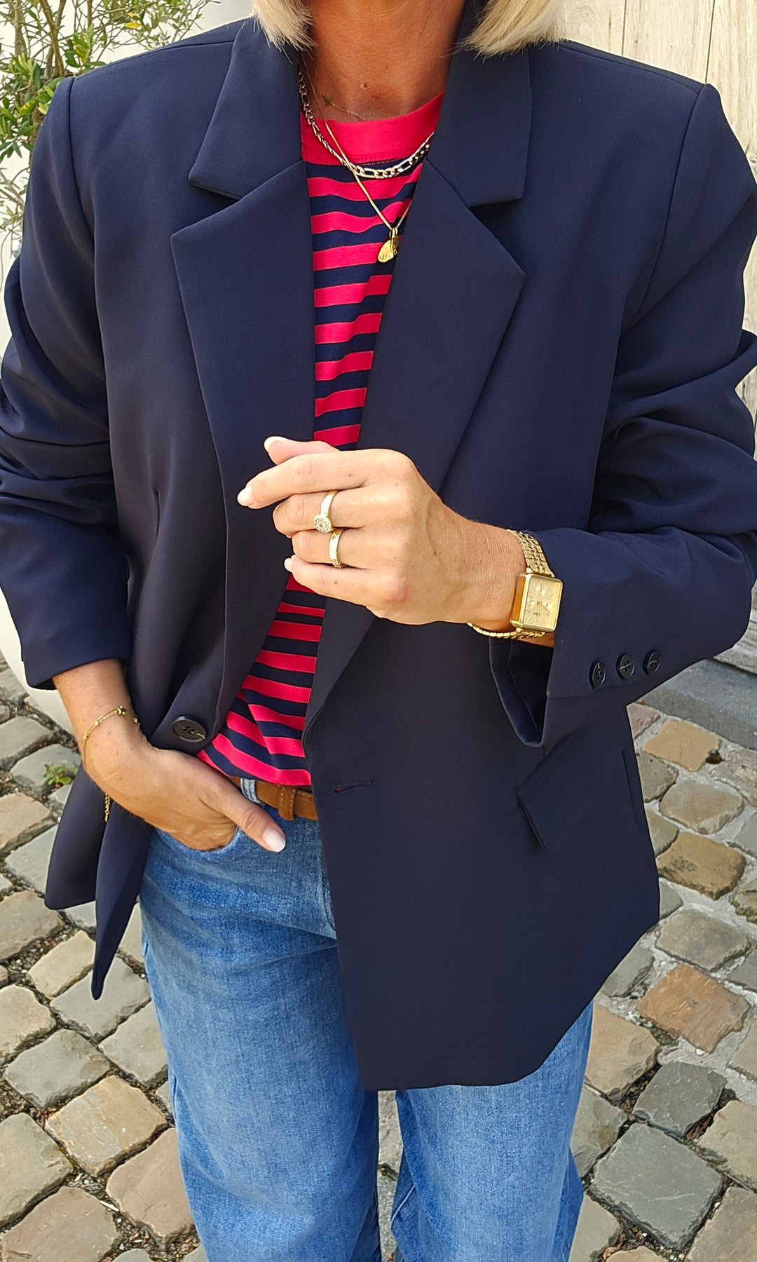 BLANDE blazer navy