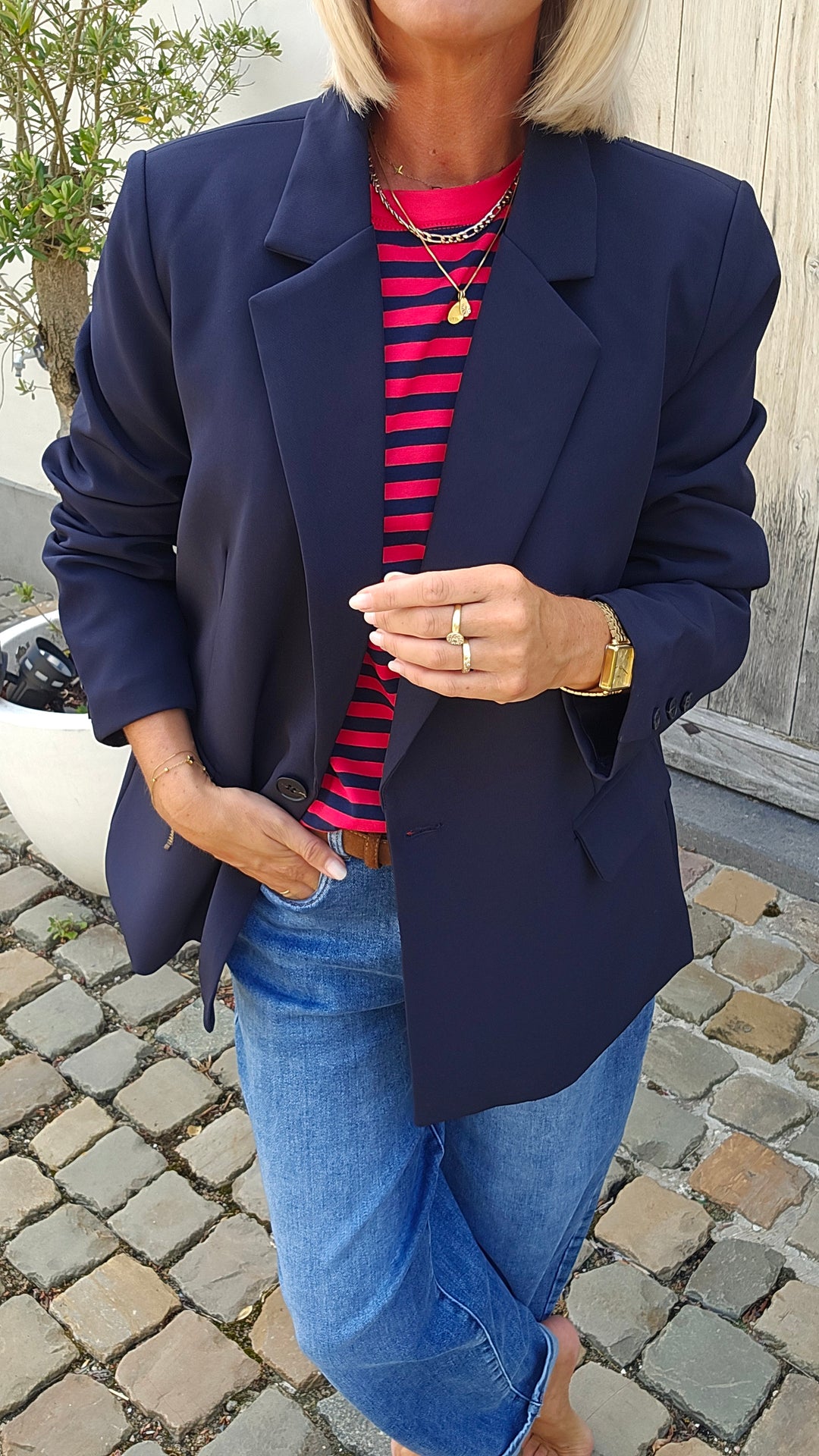 BLANDE blazer navy