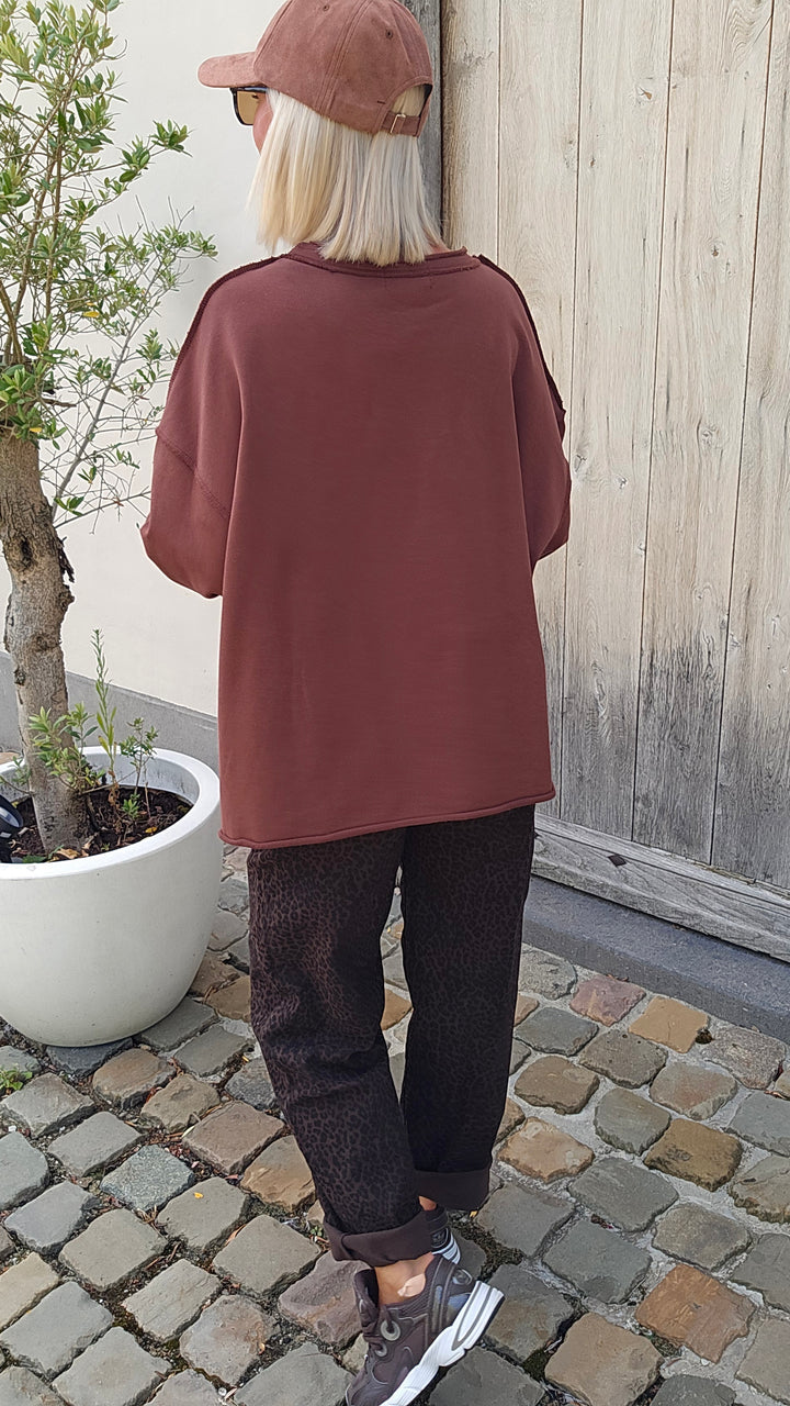 BLAKE leopard balloon jeans