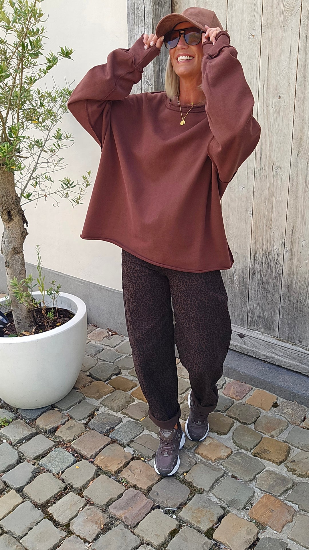 NOÉMIE sweat chocolat