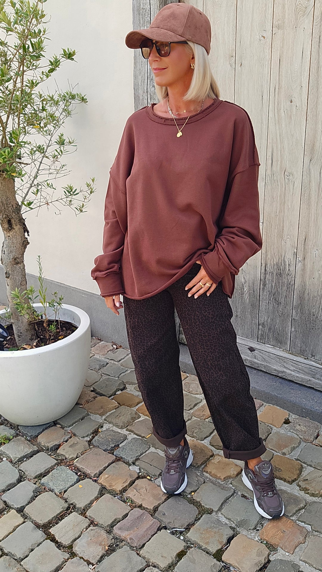 NOÉMIE sweat chocolat