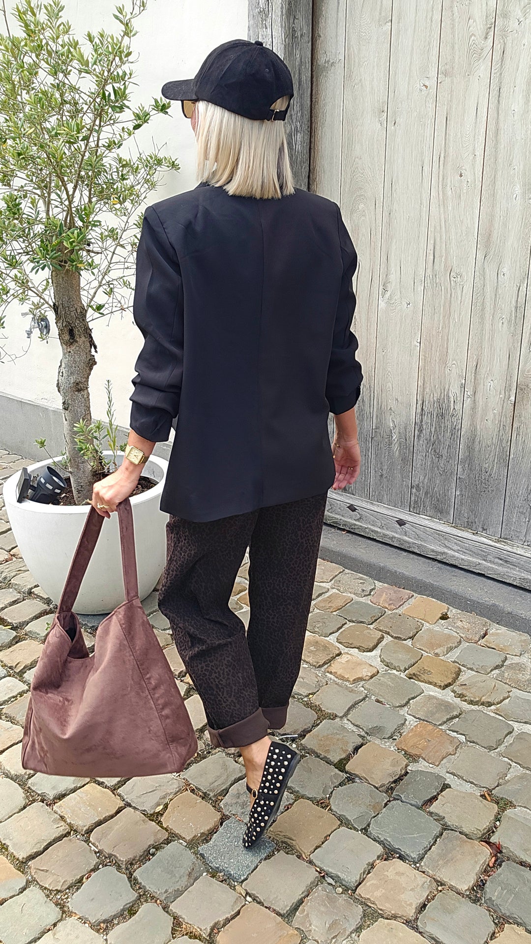 BLANDE blazer black