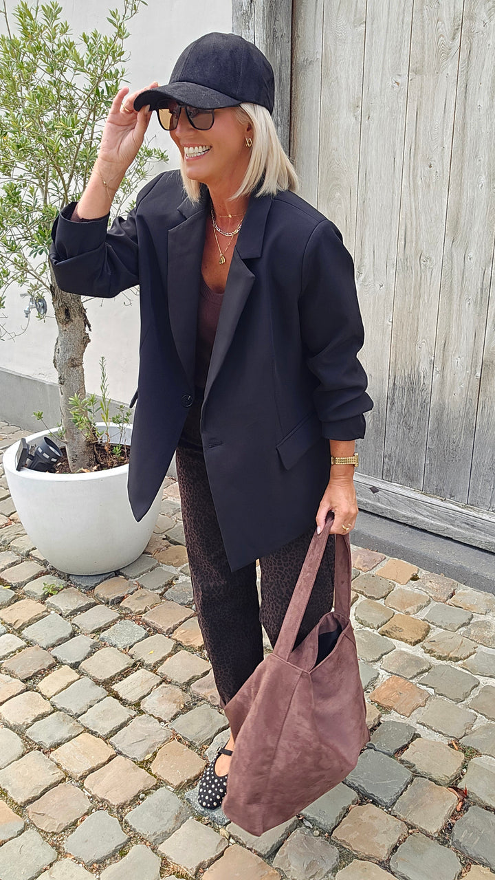 BLANDE blazer black