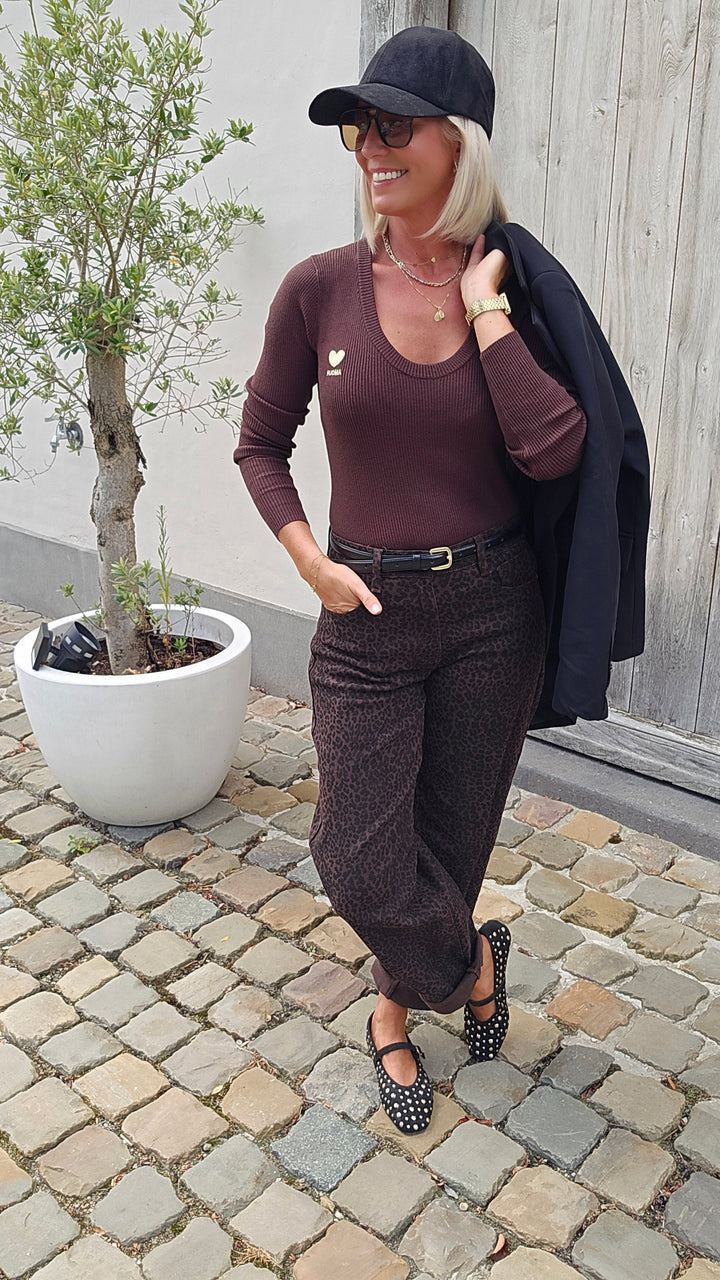 AIMÉE longsleeve chocolat