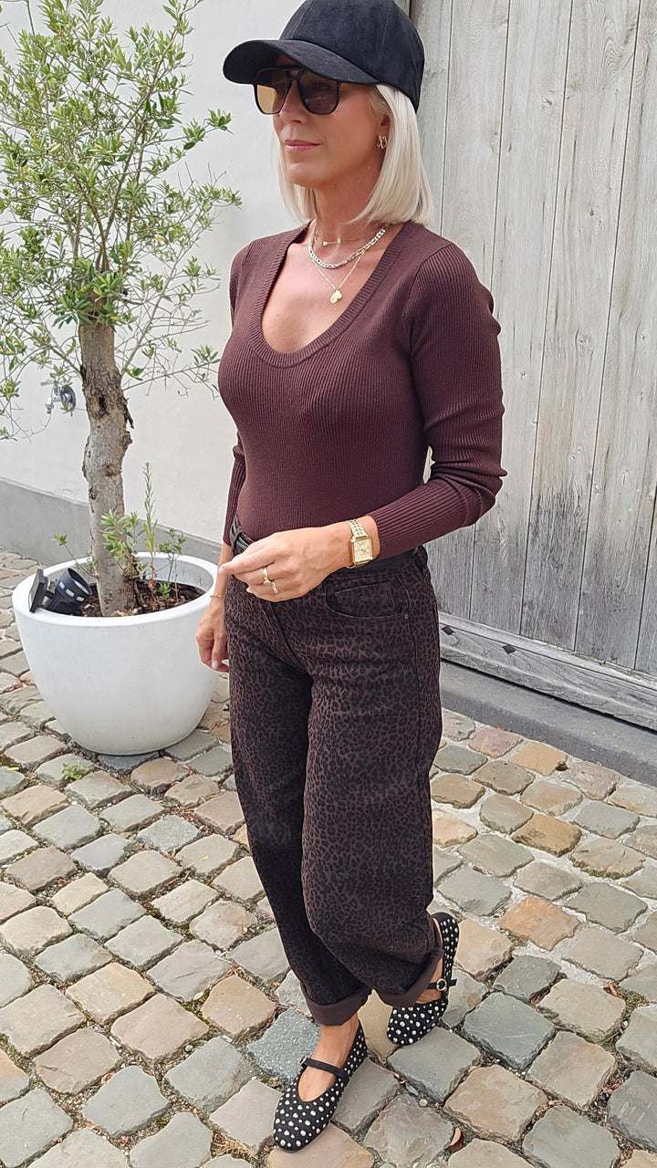 AIMÉE longsleeve chocolat
