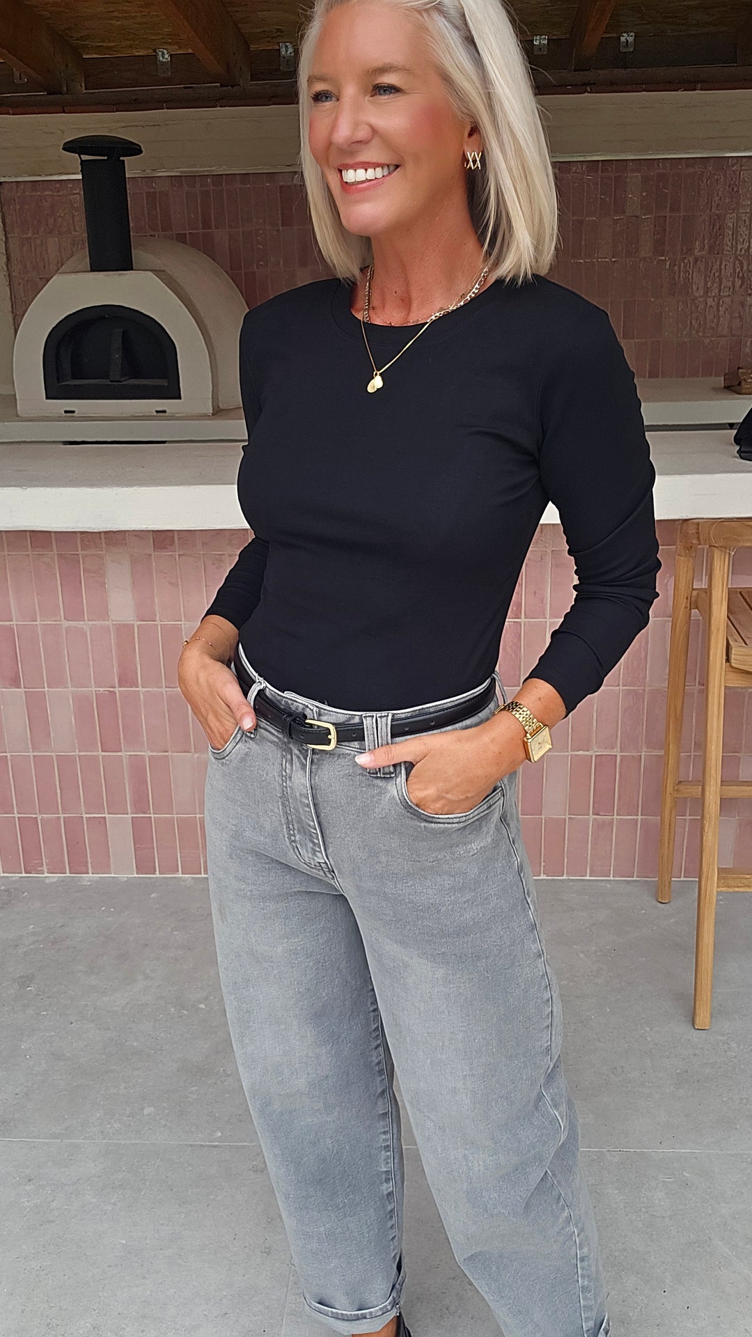 ÉLISE longsleeve black
