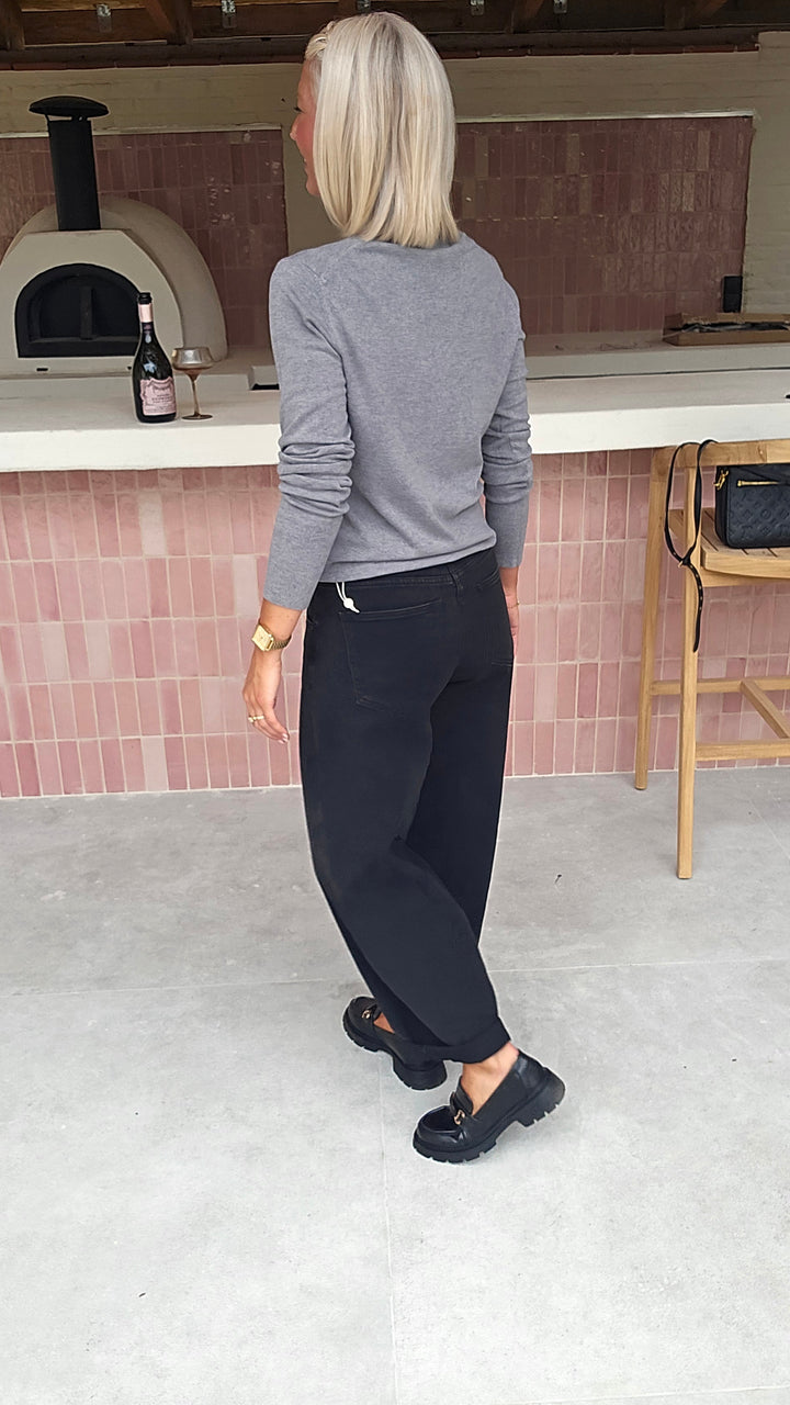 CELESTE basic knit grey