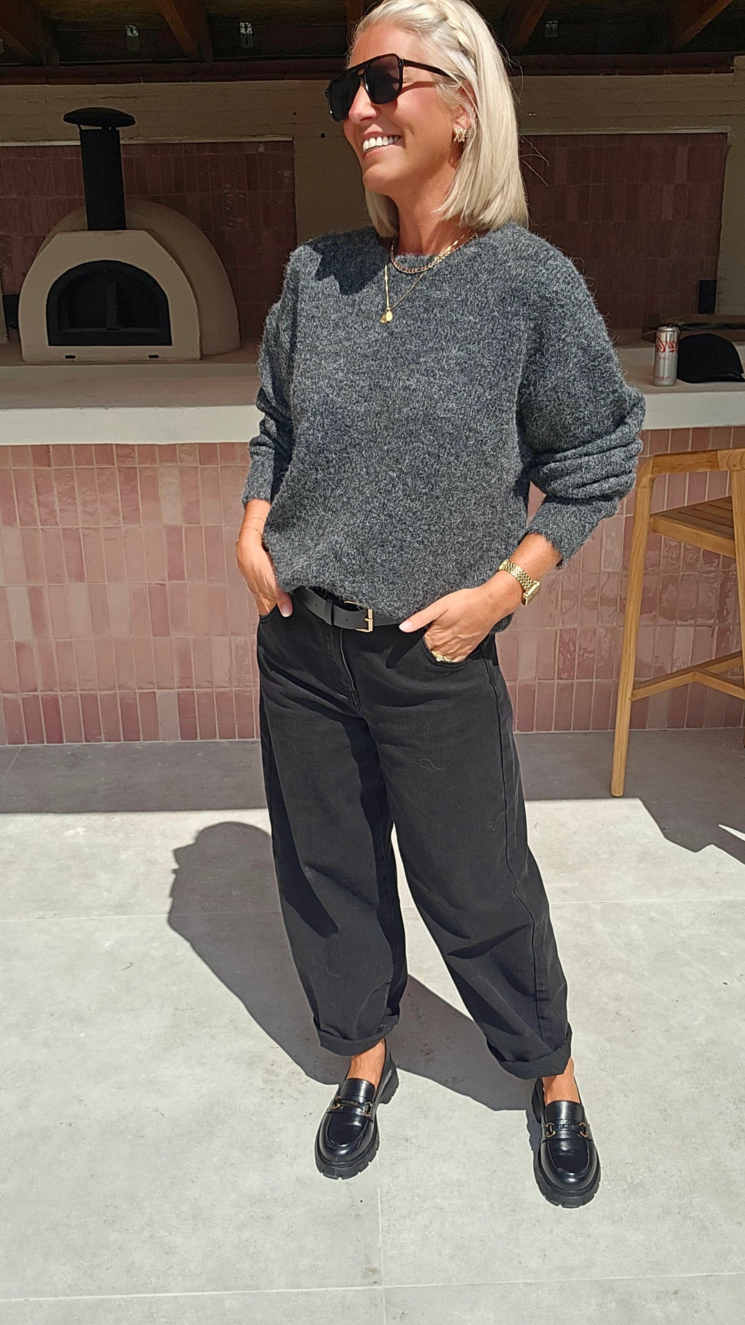 BÉZIERS knit Charcoal