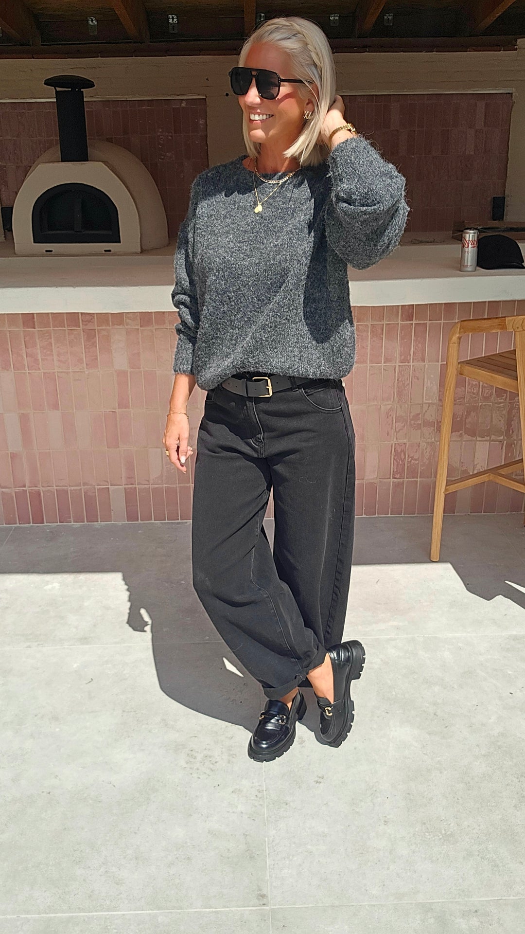 BÉZIERS knit Charcoal