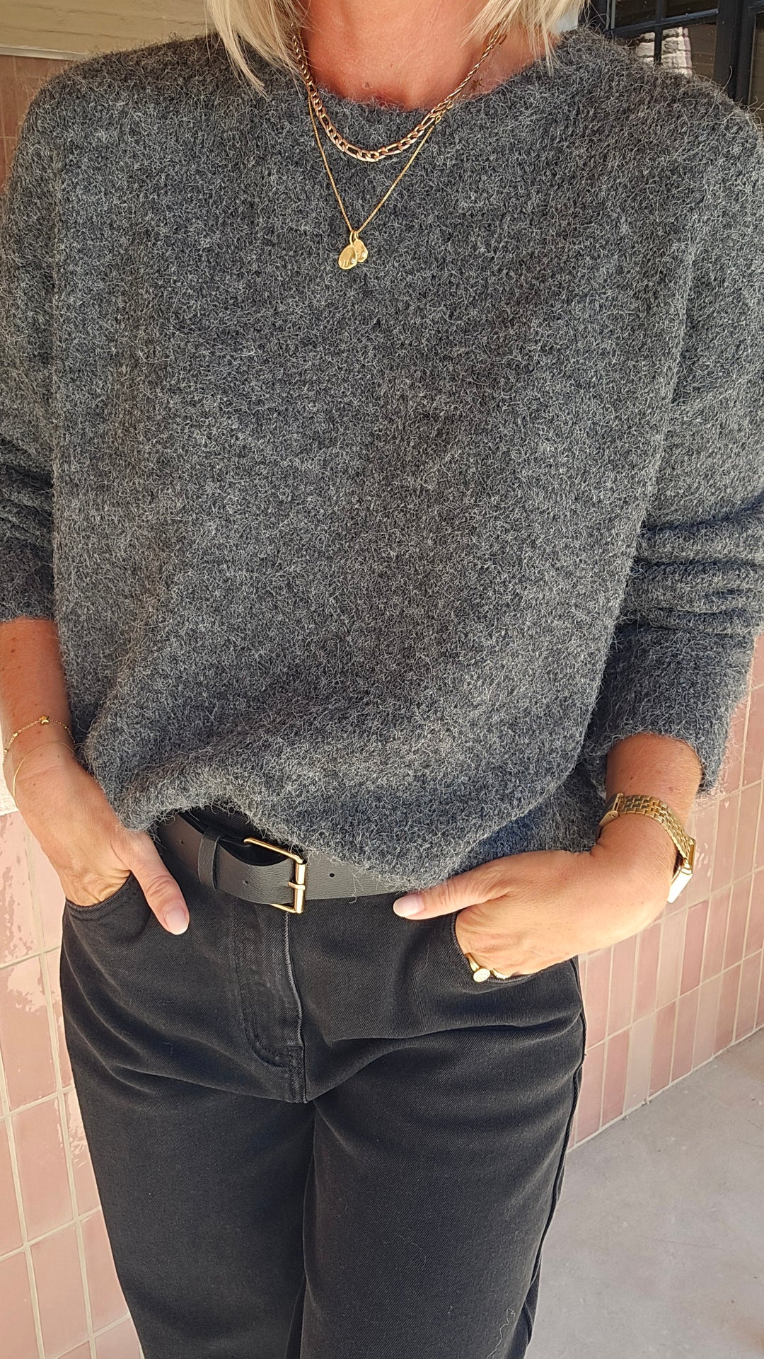 BÉZIERS knit Charcoal