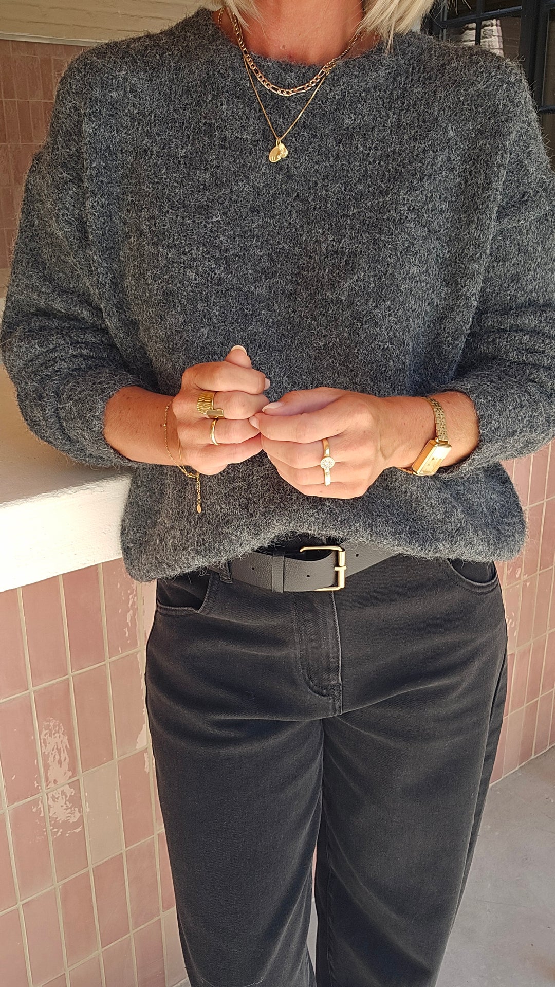 BÉZIERS knit Charcoal