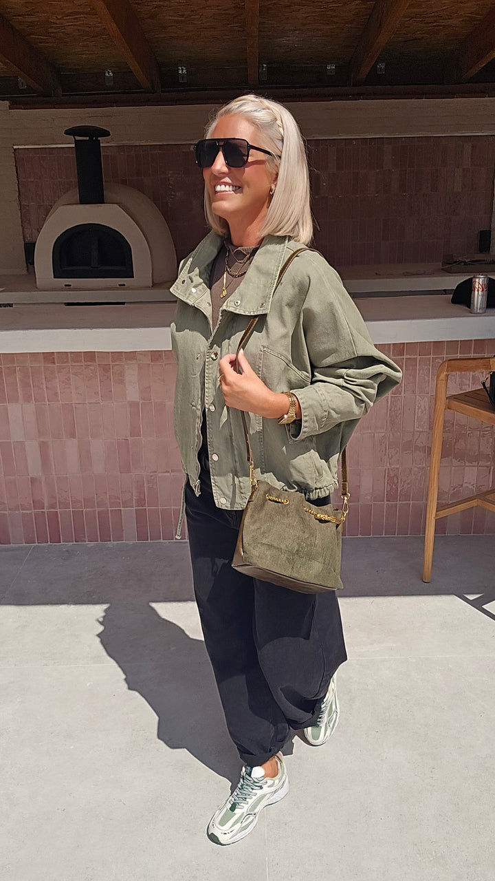 APOLLINE jacket khaki