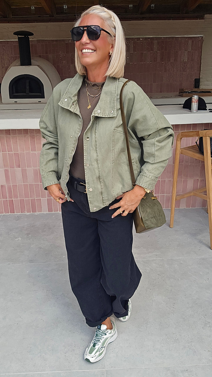 APOLLINE jacket khaki