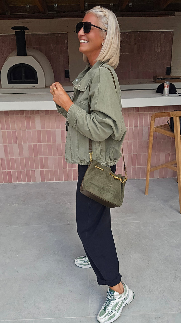 APOLLINE jacket khaki